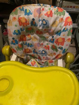 Trona para bebé con funda de elefantes