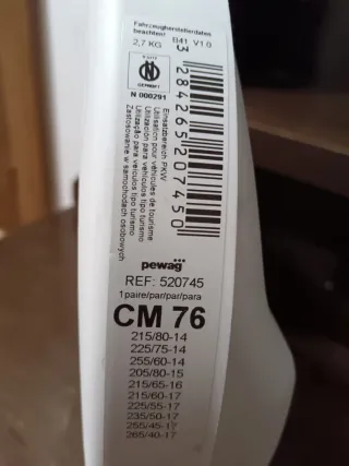 Cadenas para nieve Contact 76