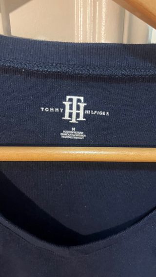 Camiseta Tommy Hilfiger Manga Larga Azul Marino