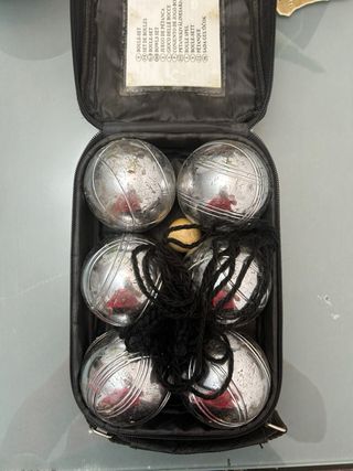 Set 6 Bolas Petanca Profesionales + Estuche