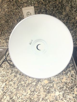 Lámpara Techo Industrial Metal Plata