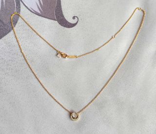 Conjunto Piedra y Círculo Brillante dorado