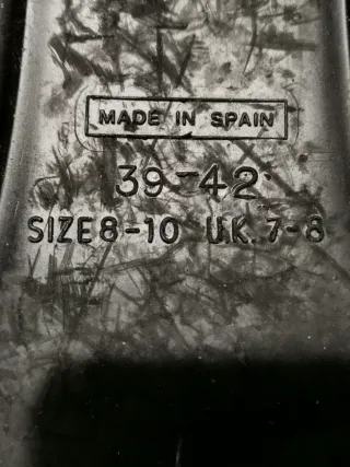 Aletas de buceo negras