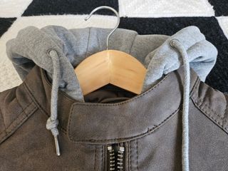 Chaqueta Hombre Springfield Cuero Sintético Marrón