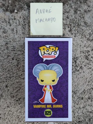 Funko Pop 825 Vampire Mr. Burns Simpsons Horror