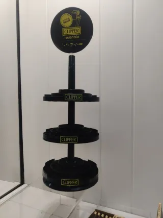 Expositor Clipper Negro