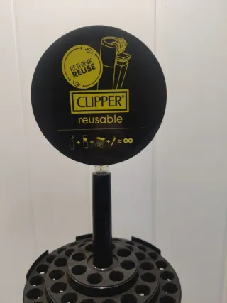 Expositor Clipper Negro