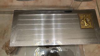 Tabaquera con 2 Ceniceros Metálicos Vintage