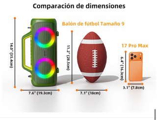 Altavoz Bluetooth 140W RGB •NUEVO a ESTRENAR•