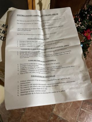 Árbol de Navidad Prodelux Fibra Óptica