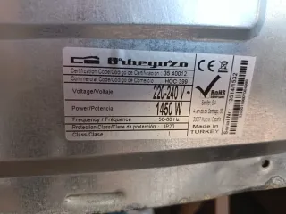 Horno eléctrico Orbegozo