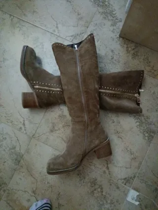 Botas Alma en Pena Talla 38 Marrones