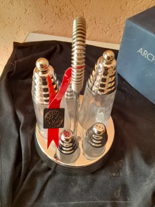 Set Olio e Aceto Acciaio Inox