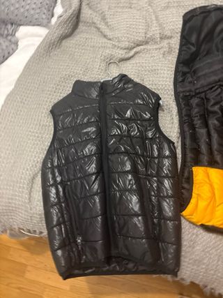 Chaleco acolchado negro