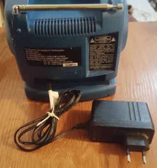 Televisor Portátil Radio Azul