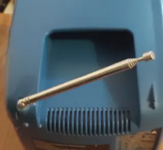 Televisor Portátil Radio Azul