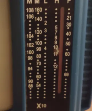 Televisor Portátil Radio Azul