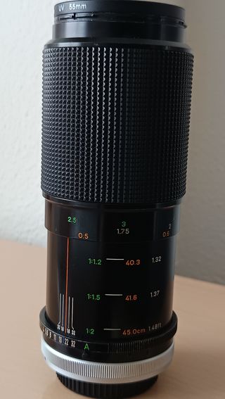 Objetivo Canon FD 100mm Macro f/4