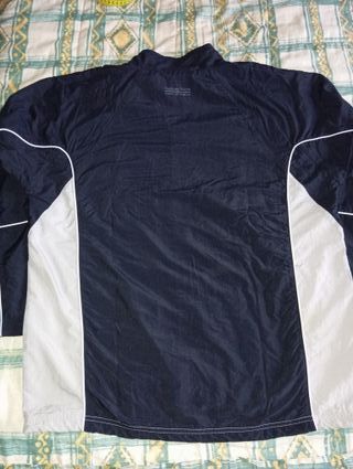 Chaqueta Cortavientos Nike Vintage Negra y Gris