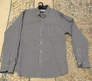 Camisa Pedro del Hierro Rayas Azul/Blanco