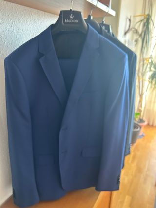 Trajes MACSON (Negro y Azul)