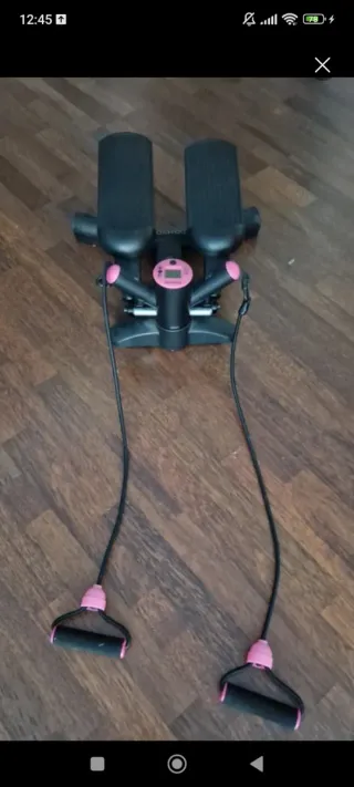 Stepper DOMYOS con bandas elásticas