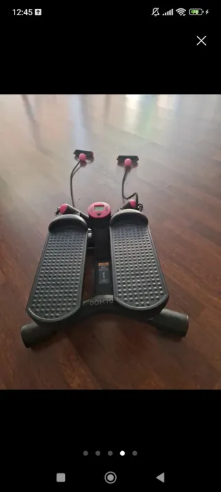 Stepper DOMYOS con bandas elásticas