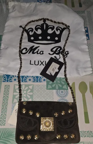 Mia Bag borsetta marrone con catena