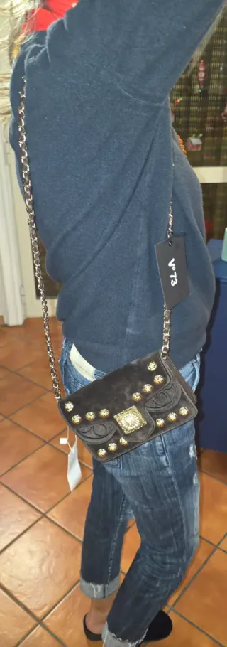 Mia Bag borsetta marrone con catena