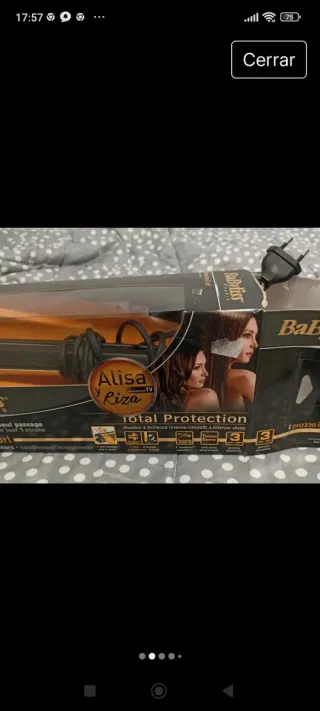 Plancha y Rizador BaByliss 2 en 1 dorado