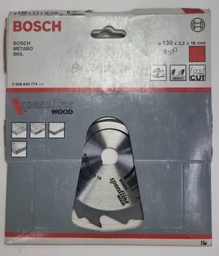 Hoja Sierra Circular Bosch Speedline Wood 130mm