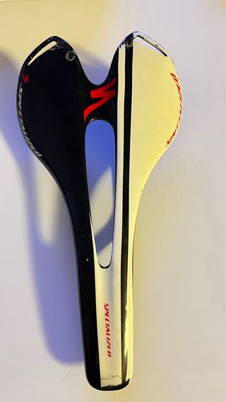 Sillín carretera Specialized blanco y negro