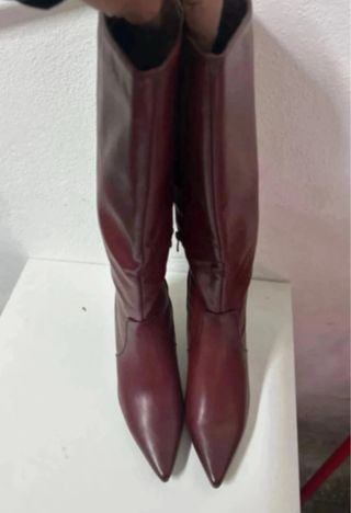 Stivali donna bordeaux tg 38 nuovo