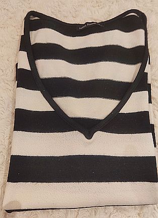 Jersey rayas blanco y negro