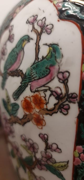 Tarro Tibor Jengibre Reproducción Qing Qianlong