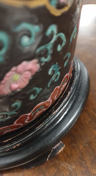 Tarro Tibor Jengibre Reproducción Qing Qianlong