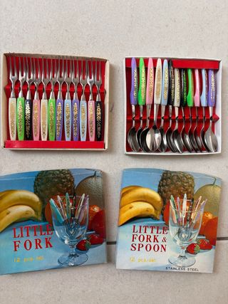 Set 12 Forchette e 12 Cucchiaini Nuovi