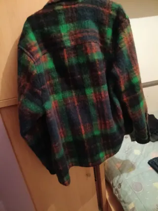 Camisa Zara cuadros multicolor