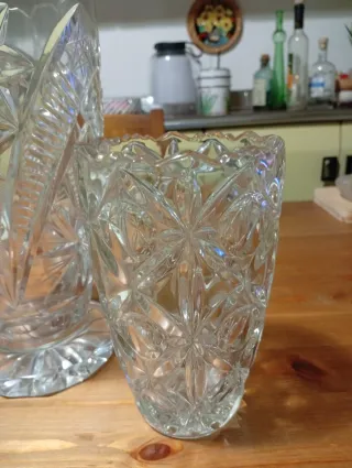 Vasi in cristallo decorati