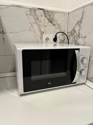 Microondas OK. Blanco