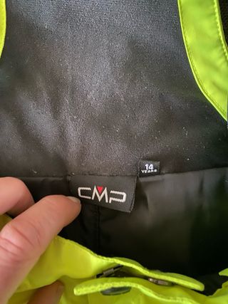 Pantalón de esquí amarillo talla 14