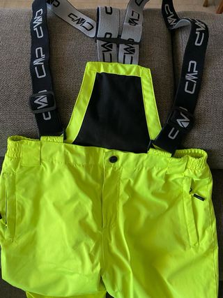 Pantalón de esquí amarillo talla 14
