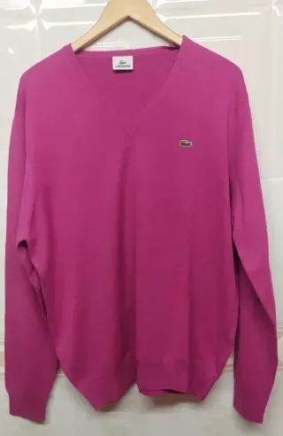 Jersey Lacoste Rosa Talla 7XL