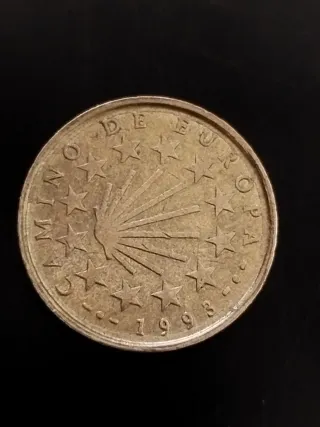 Moneda 100 Pesetas Camino de Santiago
