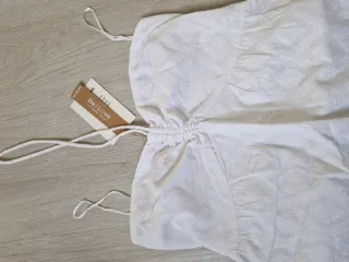 Vestido Blanco Maxi Brownie Rel/Love Halter