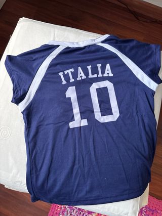 Camiseta Italia Manga Corta