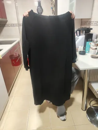 Vestido Sudadera Negro Talla Única