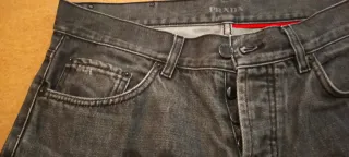 Pantalón vaquero negro hombre Prada