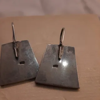 Pendientes Plata con Piedra Azul