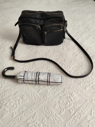 Bolso Misako bandolera y paraguas plegable TU.